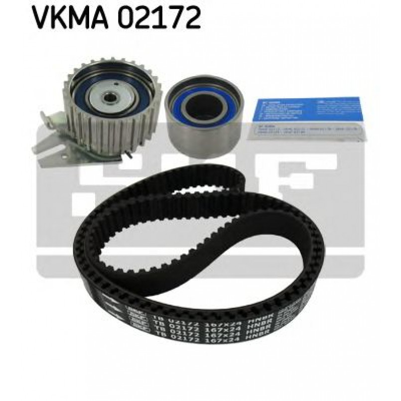 VKMA 02172 SKF Комплект (ремінь+ролики)